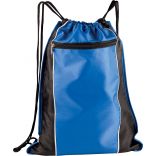 Sac à dos avec cordelettes et poche KI0128 - Royal Blue / Black