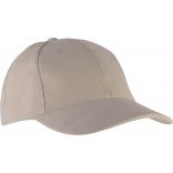 Casquette 6 panneaux Bio KP200 - Natural