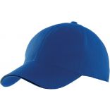 Casquette sport 4 panneaux KP132 - Royal Blue / Black