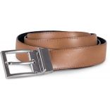 Ceinture cuir réversible KP810  - Black / Cognac
