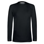 T-shirt enfant double peau manches longues PA006 - Black