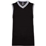 Débardeur polyester University PA4004 - Black / White