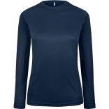 T-shirt femme manches longues sport PA444 - Sporty Navy