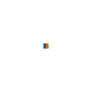 Doudoune Femme Superhood JW941 - Royal Blue / Orange