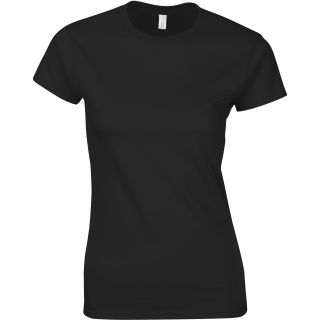 T-shirt femme col rond softstyle 6400L - Black