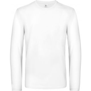 T-shirt homme manches longues #E190 White