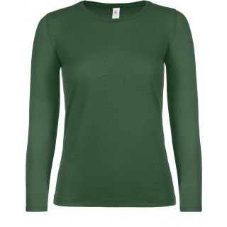 T-shirt manches longues femme #E150 Bottle Green