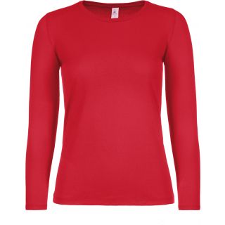 T-shirt manches longues femme #E150 Red