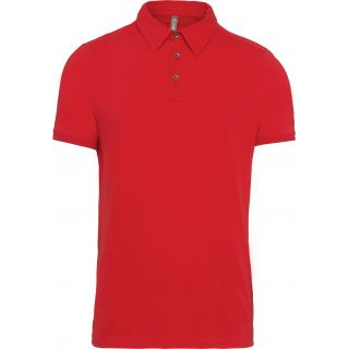 Polo jersey manches courtes homme Red