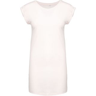 T-shirt long femme K388 - Off White