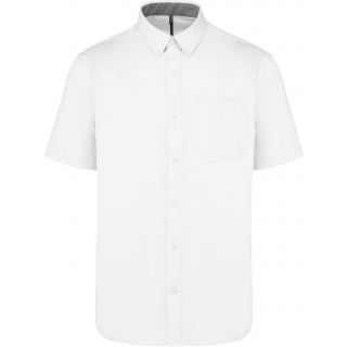 Chemise coton manches courtes Ariana III homme White