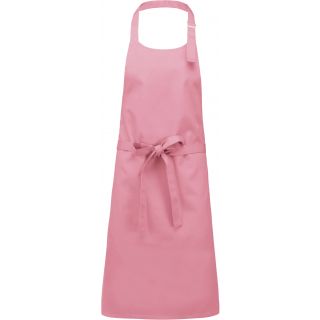 Tablier coton sans poche Dark Pink