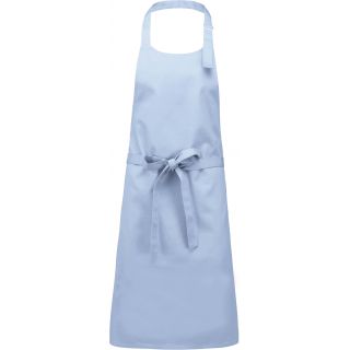Tablier coton sans poche Sky Blue