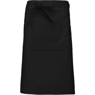 Tablier polycoton long Black