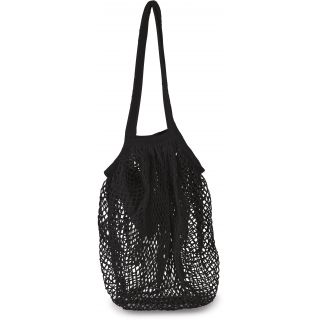 Sac filet à provision en coton Black