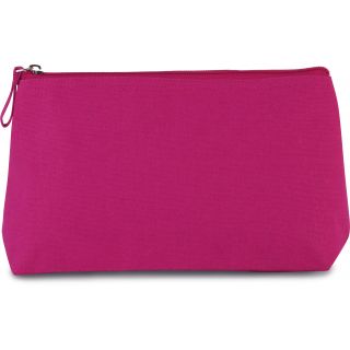 Trousse de toilette en coton Fuchsia