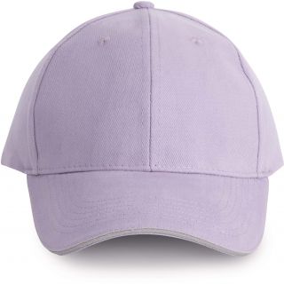 ORLANDO - CASQUETTE 6 PANNEAUX Light Violet / Light Grey