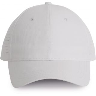 Casquette à panneaux perforé - 6 panneaux White