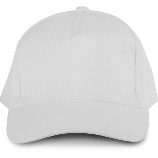 Casquette 5 panneaux Oeko-Tex White