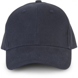 Casquette 6 panneaux en coton bio Navy