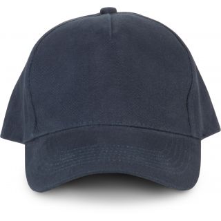 Casquette 5 panneaux en coton bio Navy