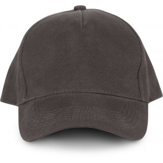 Casquette 5 panneaux en coton bio Shale Grey