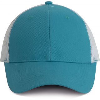 Casquette Trucker - 6 panneaux Surf Blue / White