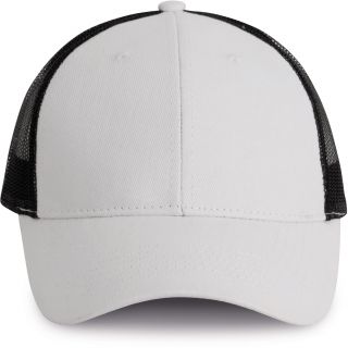 Casquette Trucker - 6 panneaux White / Black