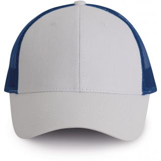 Casquette Trucker - 6 panneaux White / Royal Blue
