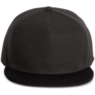 Casquette Snapback - 5 panneaux Dark Grey / Black
