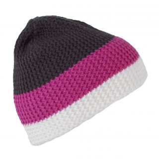 Bonnet 3 bandes Off White / Magenta / Shale Grey