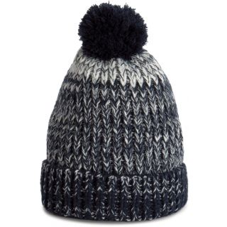 Bonnet à pompon Navy Night Twist