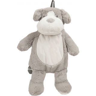 Sac à dos zippé Chien Grey