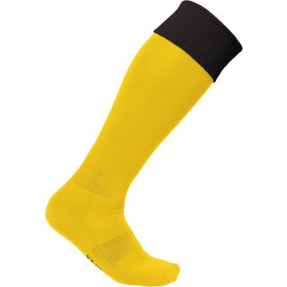 Chaussettes sport bicolores Sporty Yellow / Black