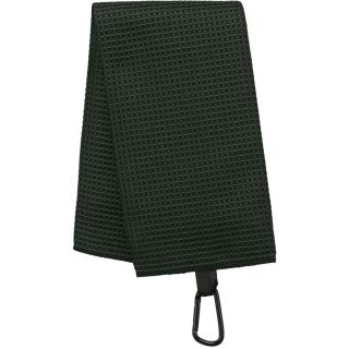 Serviette de golf nid d'abeille Forest Green - 50x40cm