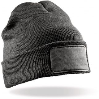 Bonnet imprimable double Tricot Grey