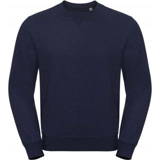 Sweat-shirt homme col rond authentic chiné RU260M - Indigo Melange
