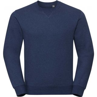 Sweat-shirt homme col rond authentic chiné RU260M - Ocean Melange