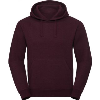 Sweat-shirt homme à capuche authentic Chiné RU261M - Burgundy Melange