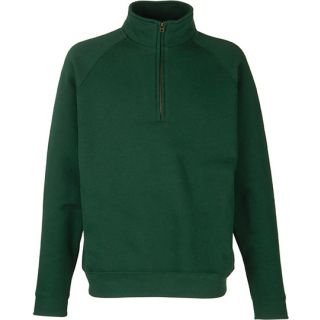SWEAT-SHIRT COL ZIPPÉ PREMIUM (62-032-0) Bottle Green