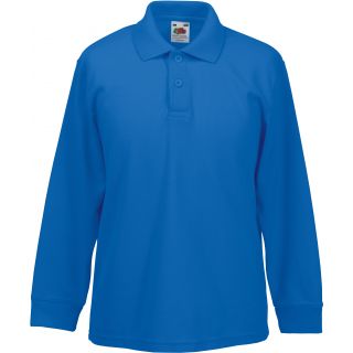 Polo enfant 65/35 manches longues SC63201 - Royal Blue