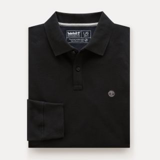 POLO MANCHES LONGUES MILLERS RIVER Black