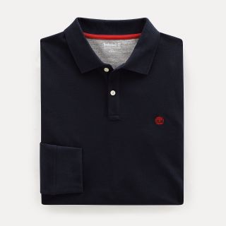 POLO MANCHES LONGUES MILLERS RIVER Dark Sapphire