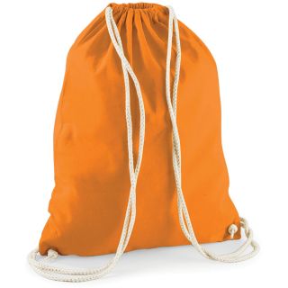 Gymsac en coton Orange