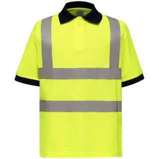 Polo manches courtes haute visibilité YHVJ210 - Hi Vis Yellow