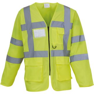 Gilet haute visibilité à manches longues YHVJ800 - Hi Vis Yellow