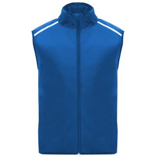 Gilet léger de running JANNU bleu royal
