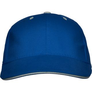 Casquette 6 panneaux PANEL bleu royal