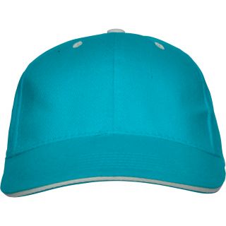 Casquette 6 panneaux PANEL turquoise