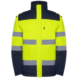 Parka haute visibilité EPSYLON marine/jaune fluo